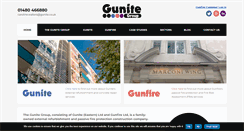 Desktop Screenshot of gunite.co.uk